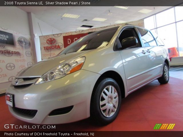 2008 Toyota Sienna LE in Silver Shadow Pearl