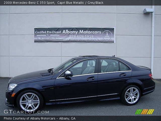 2009 Mercedes-Benz C 350 Sport in Capri Blue Metallic