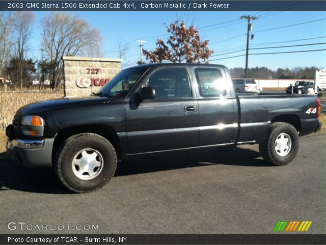 2003 GMC Sierra 1500 Extended Cab 4x4 in Carbon Metallic