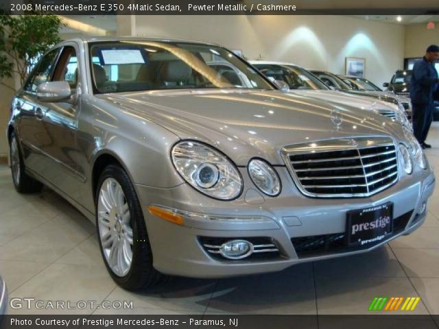 2008 Mercedes-Benz E 350 4Matic Sedan in Pewter Metallic