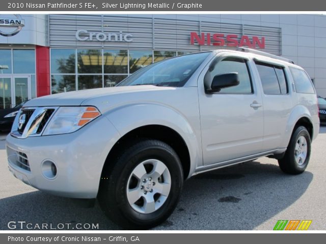 2010 Nissan Pathfinder S FE+ in Silver Lightning Metallic