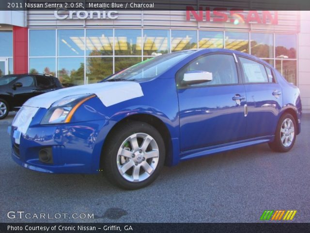 2011 Nissan Sentra 2.0 SR in Metallic Blue