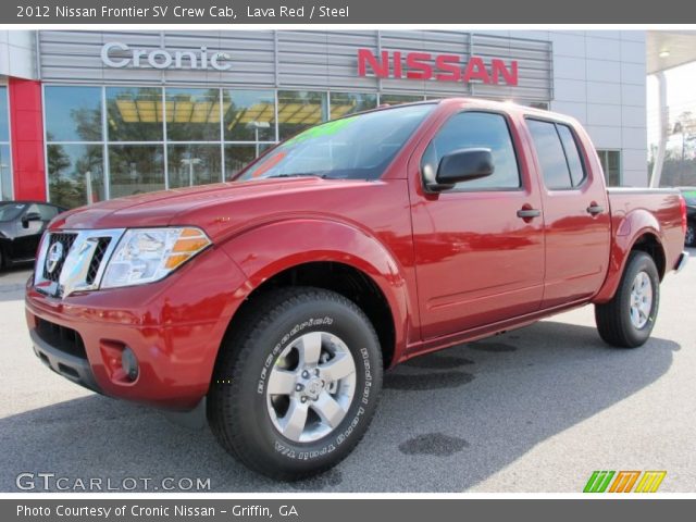 2012 Nissan Frontier SV Crew Cab in Lava Red