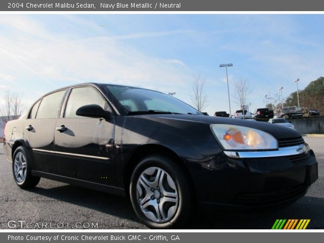 2004 Chevrolet Malibu Sedan in Navy Blue Metallic