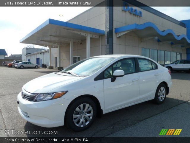 2012 Honda Civic LX Sedan in Taffeta White