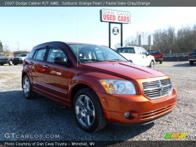2007 Dodge Caliber R/T AWD in Sunburst Orange Pearl