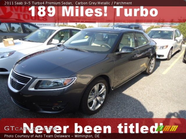 2011 Saab 9-5 Turbo4 Premium Sedan in Carbon Grey Metallic