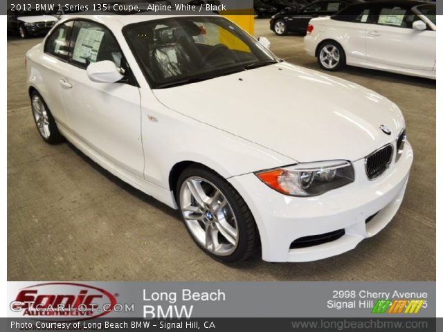 2012 BMW 1 Series 135i Coupe in Alpine White