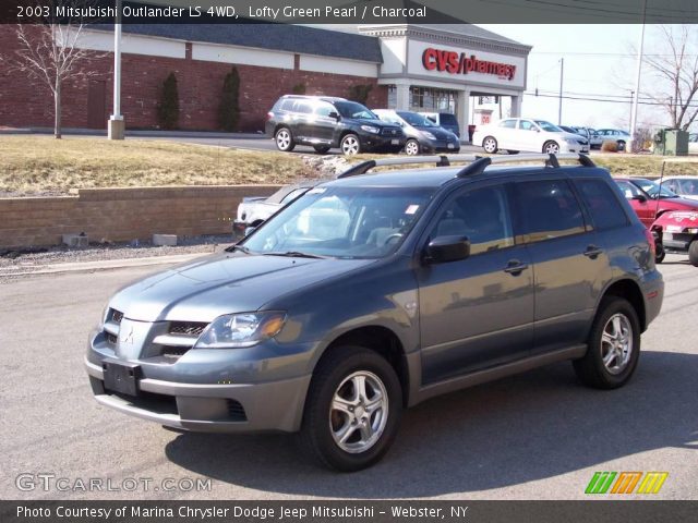 2003 Mitsubishi Outlander LS 4WD in Lofty Green Pearl