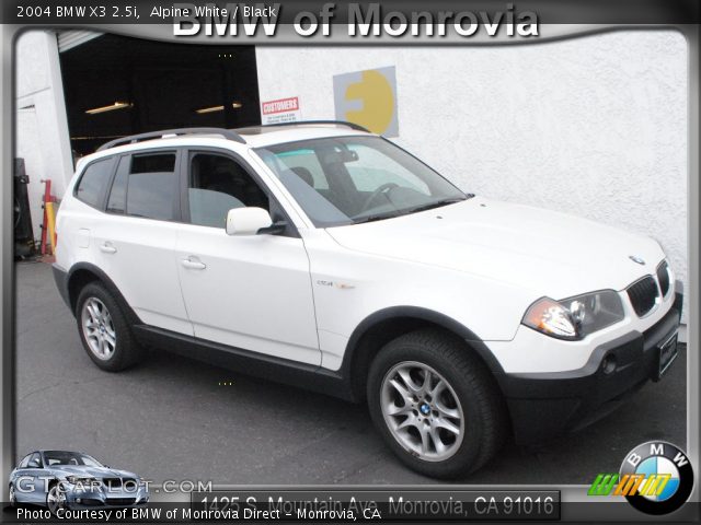 2004 BMW X3 2.5i in Alpine White