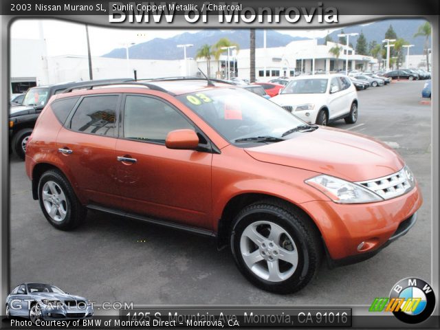 2003 Nissan Murano SL in Sunlit Copper Metallic