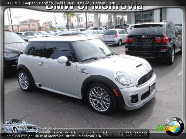 2012 Mini Cooper S Hardtop in White Silver Metallic