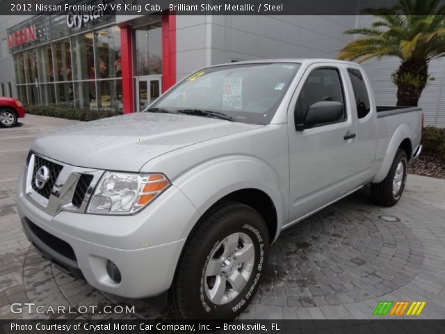 2012 Nissan Frontier SV V6 King Cab in Brilliant Silver Metallic