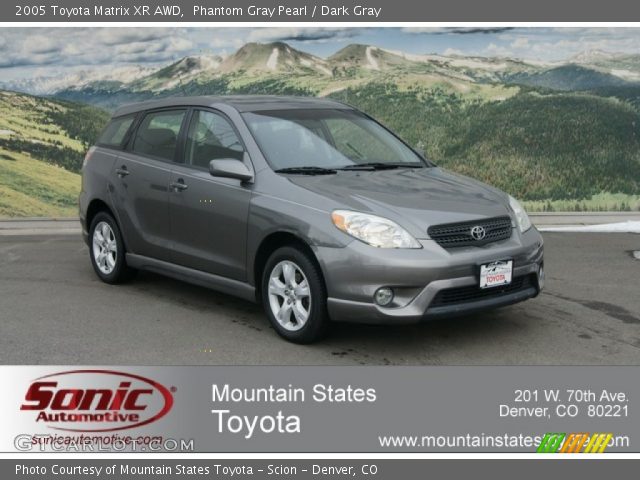 2005 Toyota Matrix XR AWD in Phantom Gray Pearl