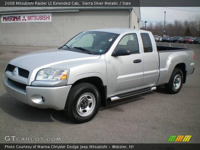 2008 Mitsubishi Raider LS Extended Cab in Sierra Silver Metallic