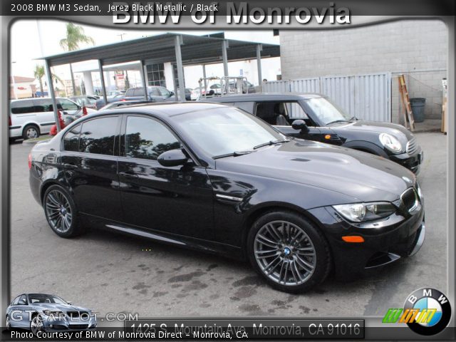 2008 BMW M3 Sedan in Jerez Black Metallic