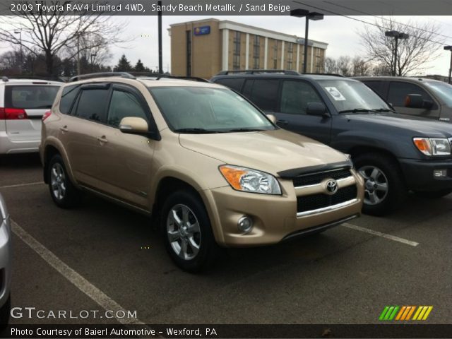 2009 Toyota RAV4 Limited 4WD in Sandy Beach Metallic