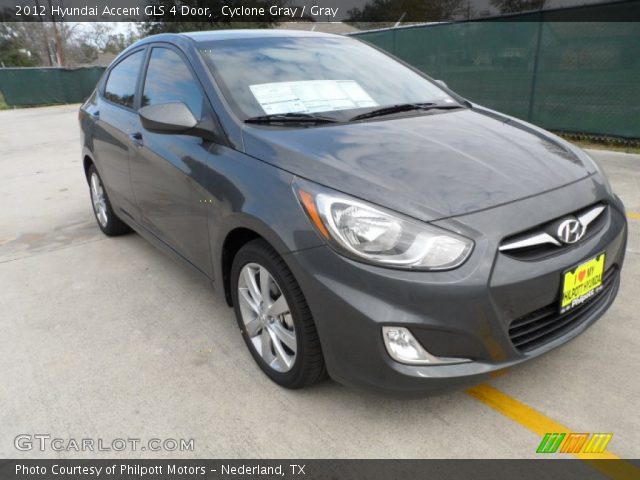 2012 Hyundai Accent GLS 4 Door in Cyclone Gray