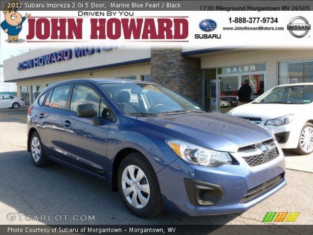 2012 Subaru Impreza 2.0i 5 Door in Marine Blue Pearl