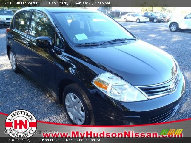 2012 Nissan Versa 1.8 S Hatchback in Super Black