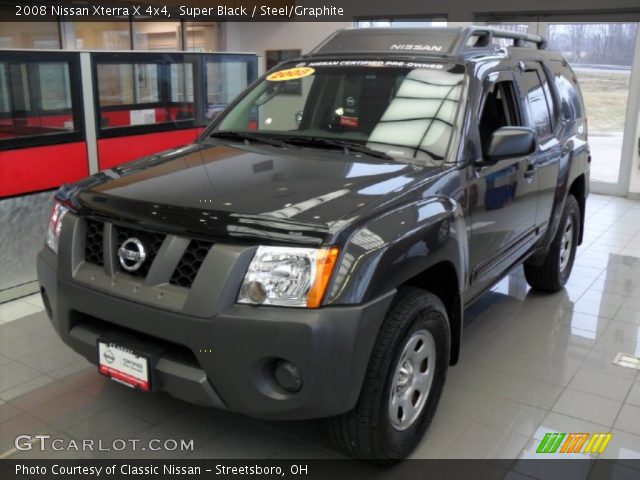 2008 Nissan Xterra X 4x4 in Super Black