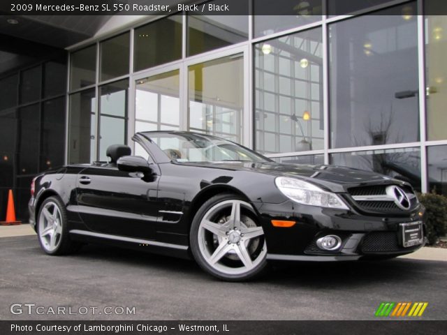 2009 Mercedes-Benz SL 550 Roadster in Black