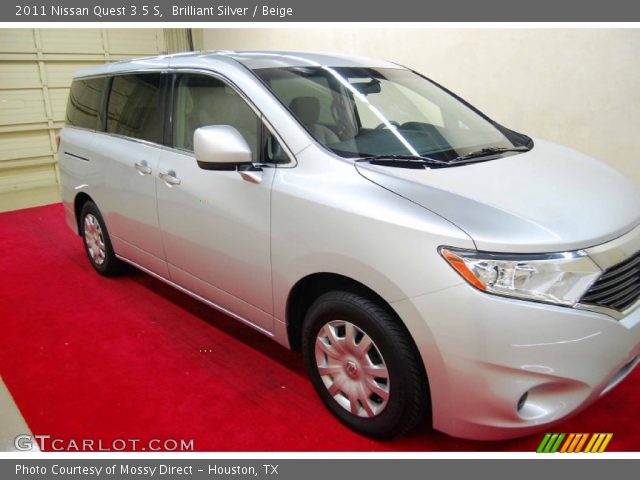 2011 Nissan Quest 3.5 S in Brilliant Silver