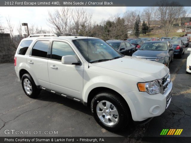 2012 Ford Escape Limited 4WD in White Suede