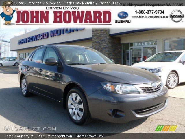 2009 Subaru Impreza 2.5i Sedan in Dark Gray Metallic