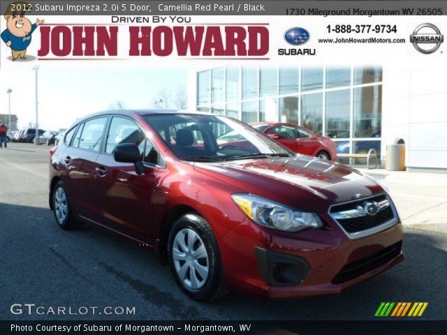 2012 Subaru Impreza 2.0i 5 Door in Camellia Red Pearl