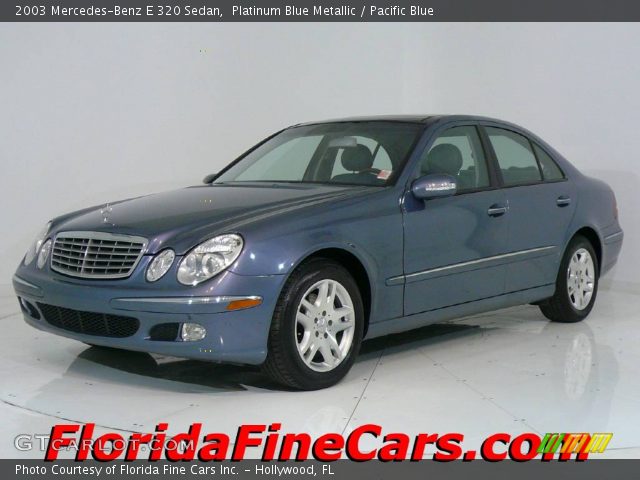 2003 Mercedes-Benz E 320 Sedan in Platinum Blue Metallic