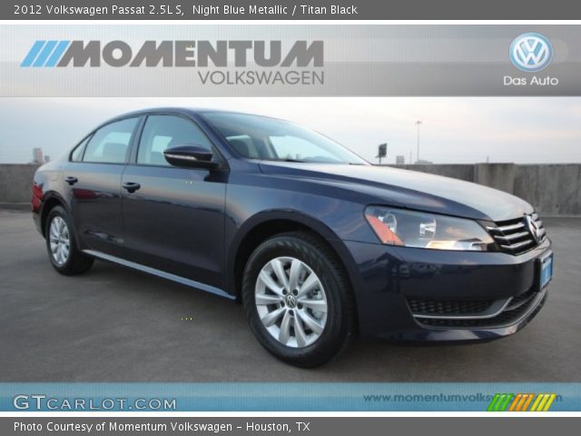 2012 Volkswagen Passat 2.5L S in Night Blue Metallic