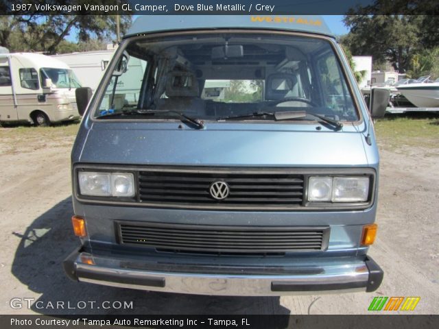 1987 Volkswagen Vanagon GL Camper in Dove Blue Metallic