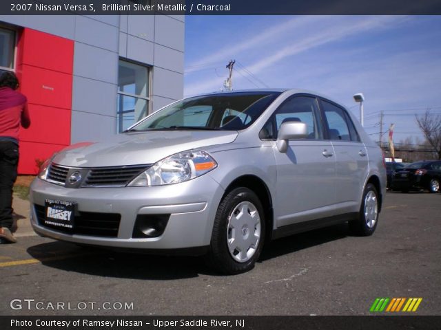 2007 Nissan Versa S in Brilliant Silver Metallic