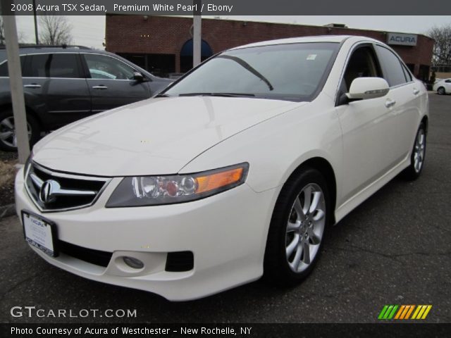 2008 Acura TSX Sedan in Premium White Pearl