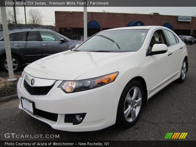 2009 Acura TSX Sedan in Premium White Pearl