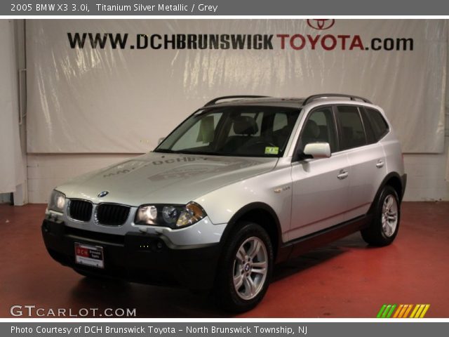 2005 BMW X3 3.0i in Titanium Silver Metallic