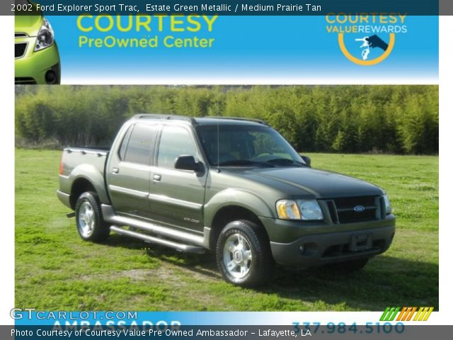 2002 Ford Explorer Sport Trac  in Estate Green Metallic