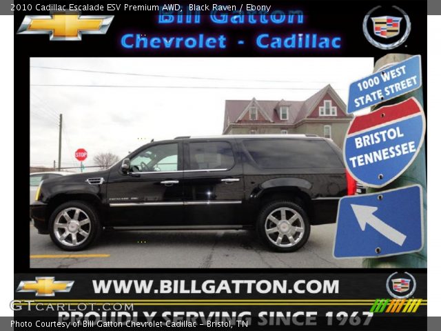 2010 Cadillac Escalade ESV Premium AWD in Black Raven