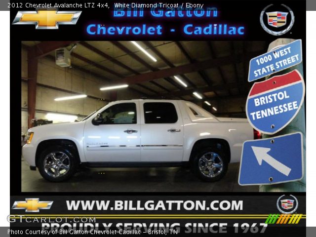 2012 Chevrolet Avalanche LTZ 4x4 in White Diamond Tricoat