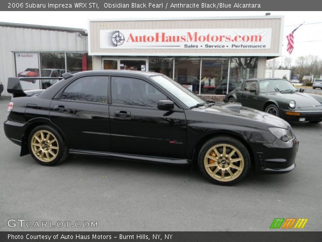 2006 Subaru Impreza WRX STi in Obsidian Black Pearl
