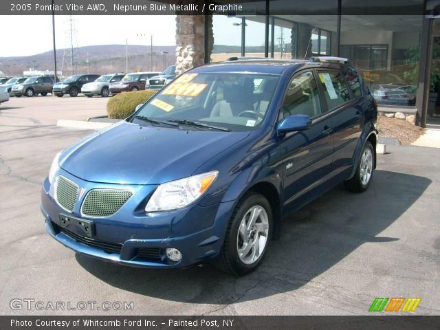 2005 Pontiac Vibe AWD in Neptune Blue Metallic