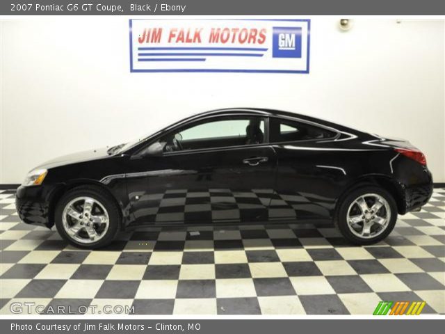Black 2007 Pontiac G6 Gt Coupe Ebony Interior Gtcarlot