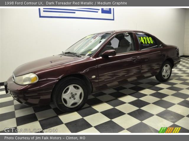 1998 Ford Contour LX in Dark Toreador Red Metallic