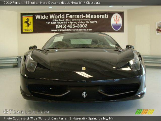 2010 Ferrari 458 Italia in Nero Daytona (Black Metallic)