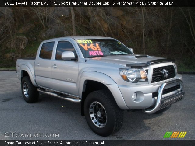 2011 Toyota Tacoma V6 TRD Sport PreRunner Double Cab in Silver Streak Mica