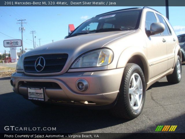2001 Mercedes-Benz ML 320 4Matic in Desert Silver Metallic
