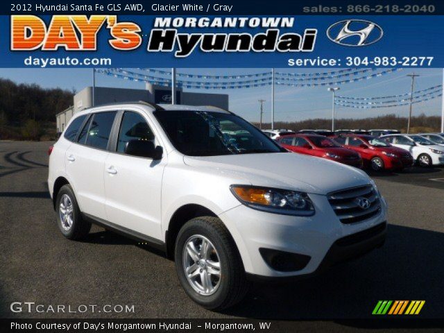 2012 Hyundai Santa Fe GLS AWD in Glacier White