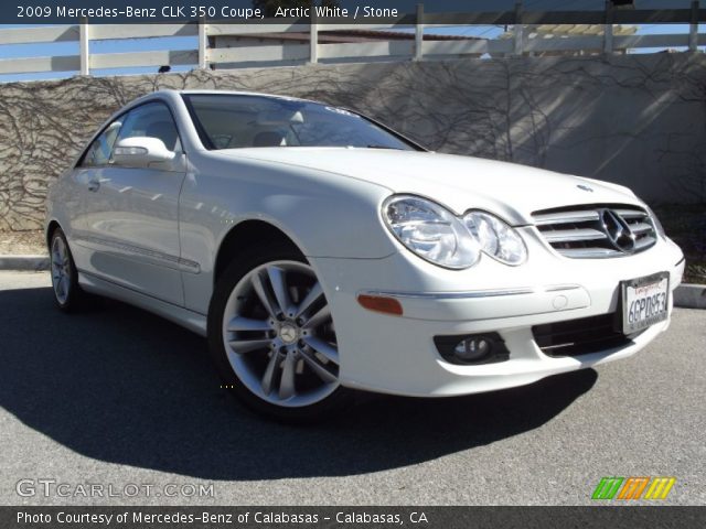 2009 Mercedes-Benz CLK 350 Coupe in Arctic White