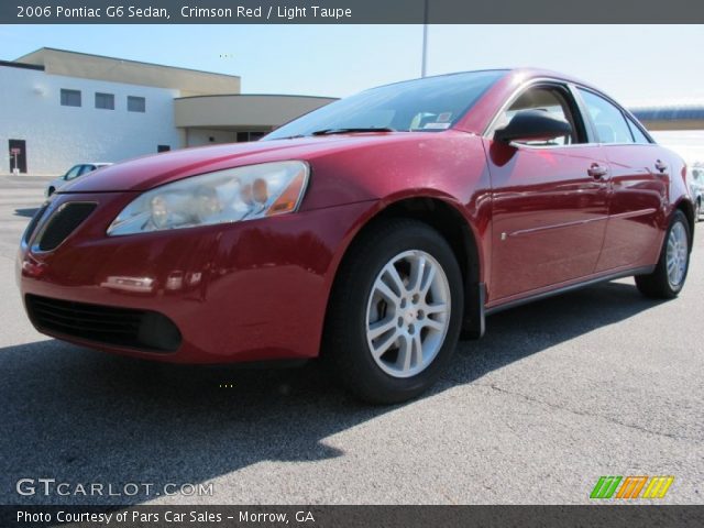 2006 Pontiac G6 Sedan in Crimson Red